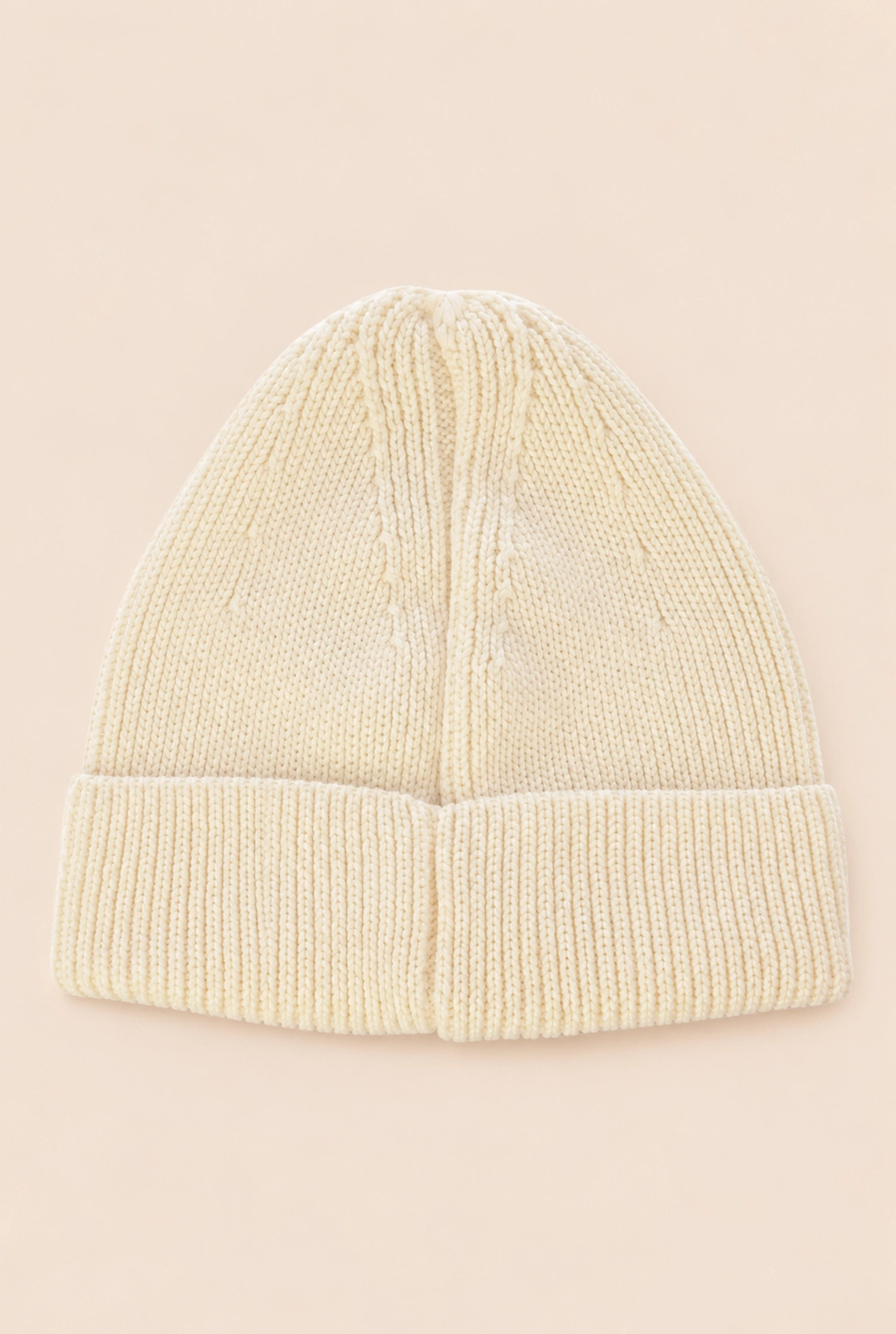 Gorro de invierno Lou's Logo en color crudo